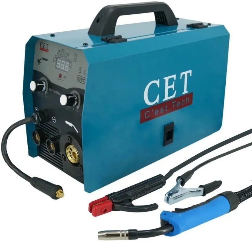 

Сварочный инвертор CET MIG/TIG/MMA-200A-5