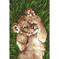 Картина по номерам ФРЕЯ Милый львенок PNB/PS-099