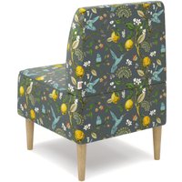 Интерьерное кресло MONOFIX Одос Принт кресло (лимон серый/микровелюр)