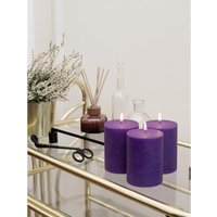 Набор свечей Мелт 100 мм (3 шт, темно-фиолетовый)