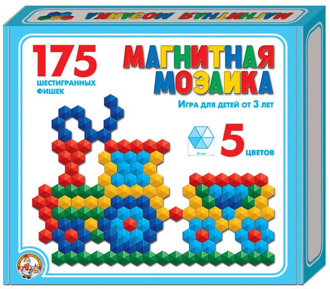 

Настольная игра Десятое королевство Мозаика магнитная шестигранная [00959]