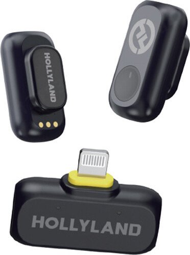 Радиосистема Hollyland LARK A1 Mini Duo Lightning (темно-серый)