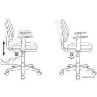 Компьютерное кресло Бюрократ CH-W356AXSN/15-107 (голубой)