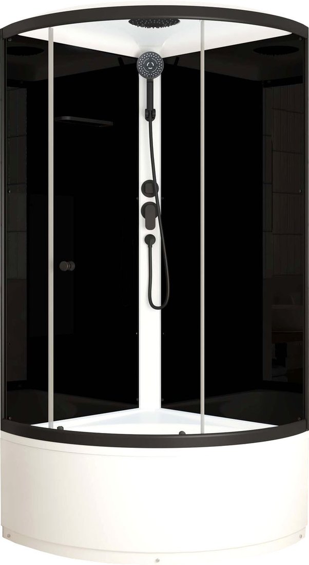 

Душевая кабина Domani-Spa Simple 99 High DS01Sm99HBCl00.Gt-V1.2-Black (черный/прозрачное стекло)