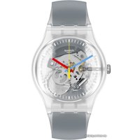 Наручные часы Swatch Monthly Drops SUOK157 Clearly Black Striped