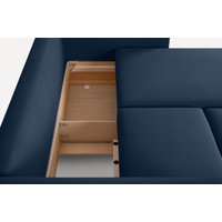 Угловой диван Divan Нордика мини Velvet Blue 264431 (синий)