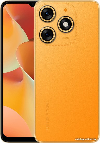 Tecno Spark 10 4GB/128GB (Magic Skin pomarańczowy)
