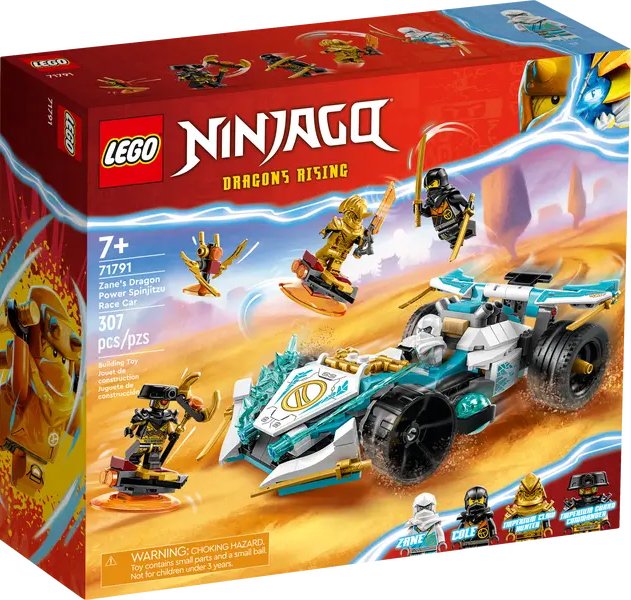 

Конструктор LEGO Ninjago 71791 Гоночная машина Кружитцу «Сила дракона» Зейна