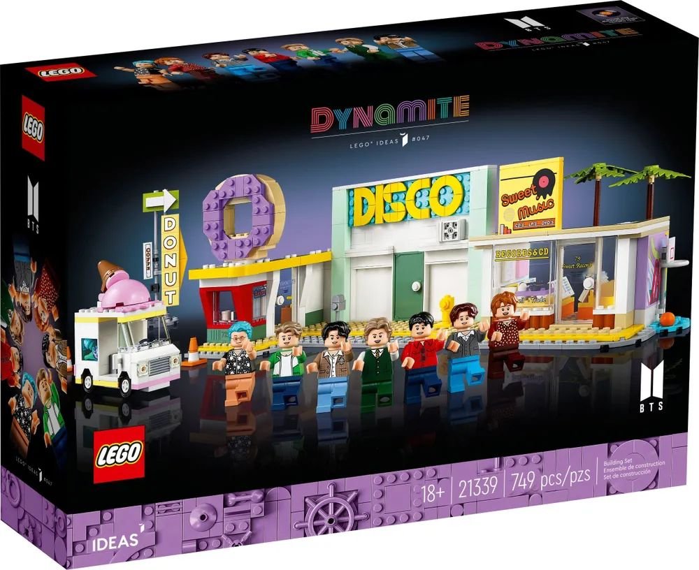 

Конструктор LEGO Ideas 21339 BTS Dynamite
