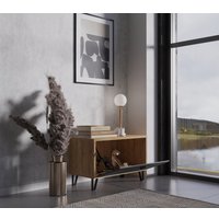 Тумба для обуви Black Red White Grace KOM1K (дуб наварра/графит)