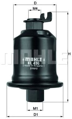 

Топливный фильтр Mahle Knecht KL436