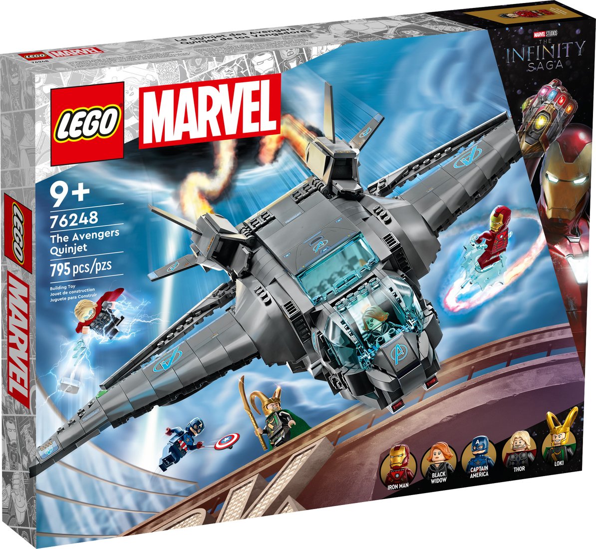 

Конструктор LEGO Marvel Super Heroes 76248 Квинджет Мстителей