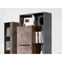 Шкаф распашной Мебельград Глазго 2-х дверный 65x38.5x200.5 (таксония/металл бруклин)