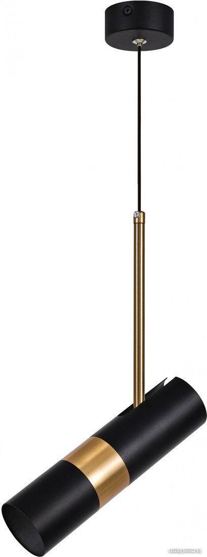 Подвесная люстра ЭРА PL33 BK/GD MR16 GU10 Б0061382 (черный/золото)