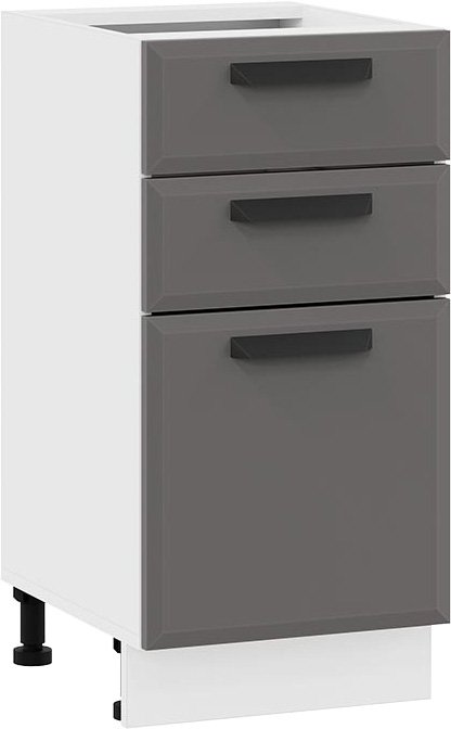 

Шкаф напольный Трия Тиана 1Н4Я3 (белый/асфальт супермат)