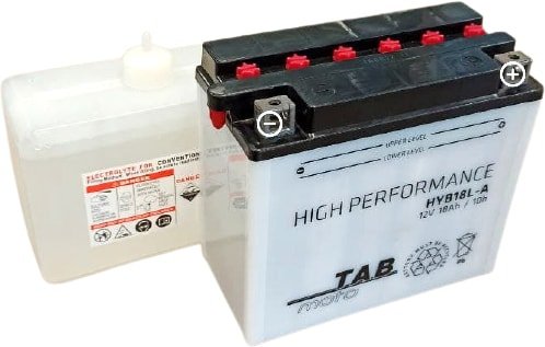 

Мотоциклетный аккумулятор TAB YB18L-A (18 А·ч)