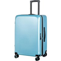 Чемодан-спиннер Verage Freeland 20062-M+ 68 см (серебристо-голубой)