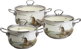 Набор кастрюль Agness 943-106