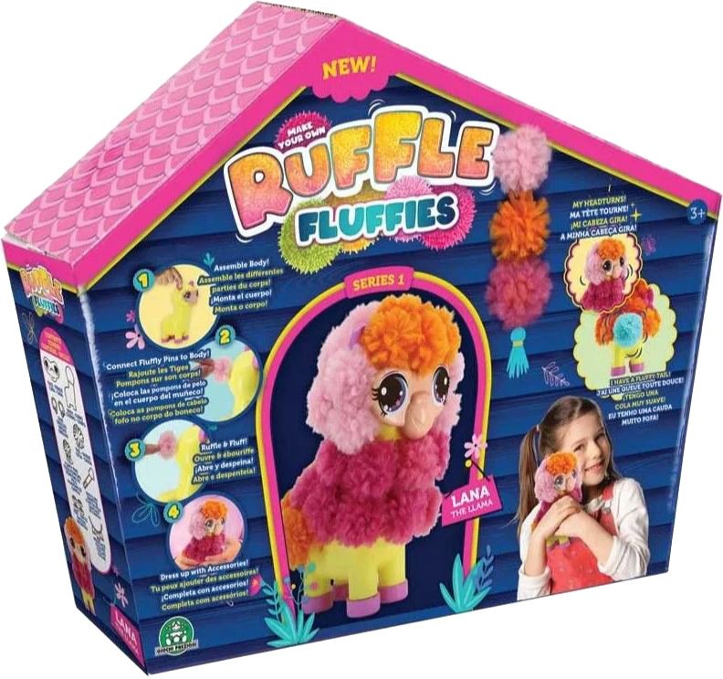

Набор для создания поделок/игрушек Ruffle Fluffies Лама Лана HUN1819