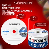 CD-RW диск Sonnen 700Mb 12x 512578 (50 шт.)