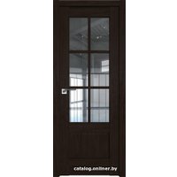 Межкомнатная дверь ProfilDoors 103XN L 60x200 (дарк браун, стекло прозрачное)