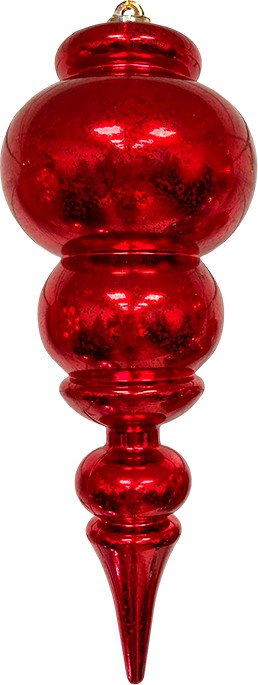

Елочная игрушка GreenTerra Сосулька 35см 202509А (красный)