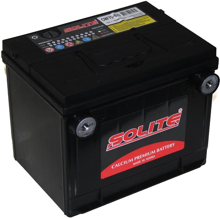 

Автомобильный аккумулятор Solite CMF 75-650 (75 А·ч)