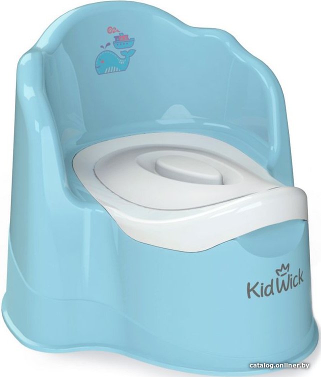 Детский горшок Kidwick Трон KW070202 (голубой)