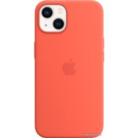 Чехол для телефона Apple MagSafe Silicone Case для iPhone 13 (спелый нектарин)