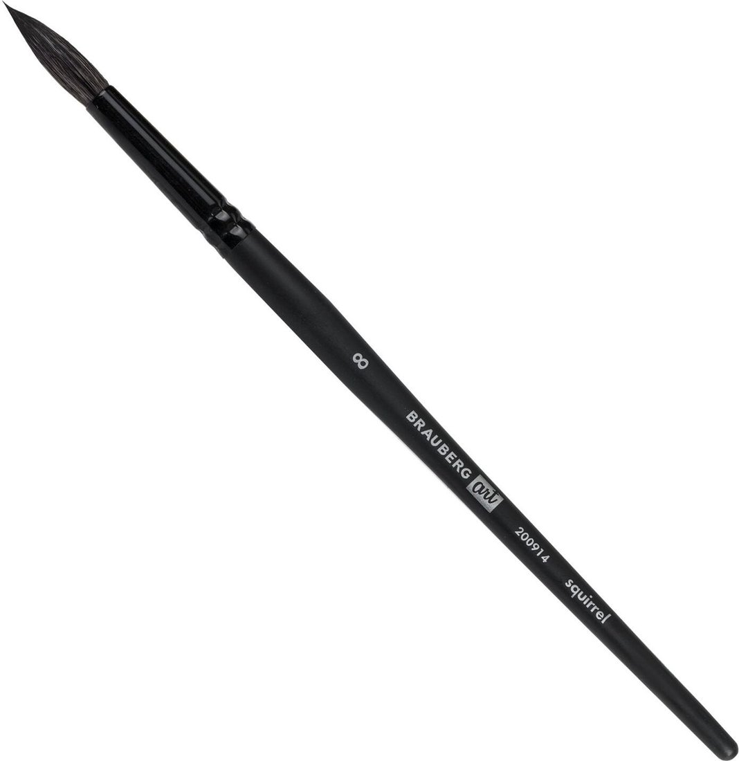 

Кисть для рисования BRAUBERG Art Classic Белка 8 200914 (круглая)