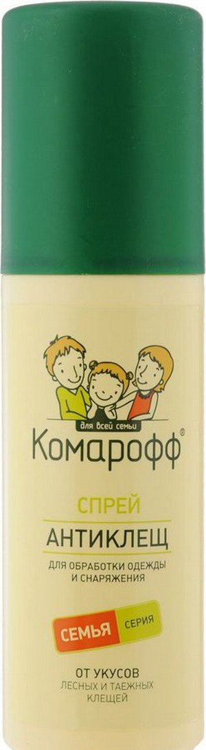 

Аэрозоль против насекомых Комарофф Антиклещ 125 мл