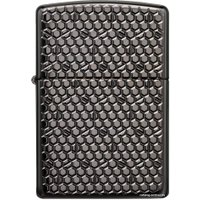 Зажигалка Zippo 49021 Armor Black Ice Hexagon Design