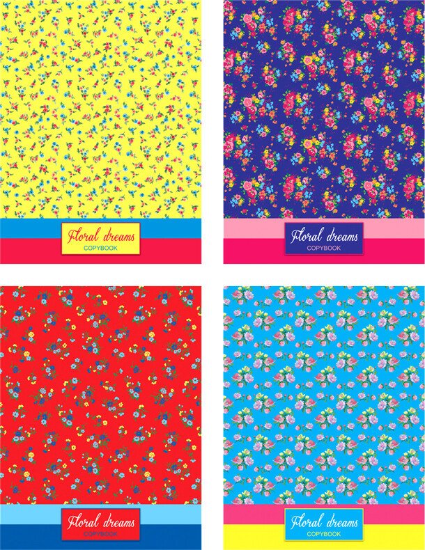 

Общая тетрадь BG Floral Dreams Т5к_7БЦ200_лам 4329 (200 л)