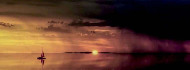

Картина Stamprint Морской закат NR011 (30x80)