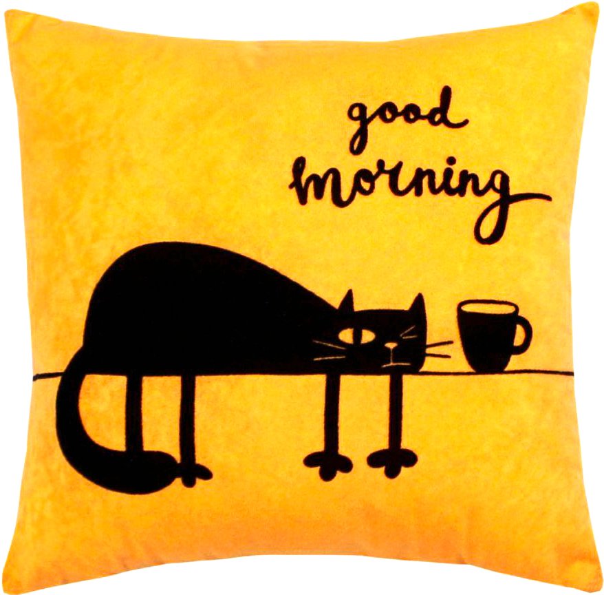 

Декоративная подушка Matex Meow. Good Morning 43-652 (абрикосовый)