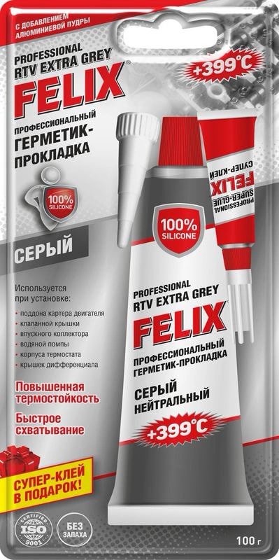 

Felix Герметик-прокладка серый 100г 411040110