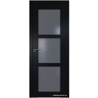 Межкомнатная дверь ProfilDoors 2.13U L 60x200 (черный матовый, стекло графит)