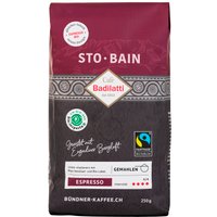 Кофе Cafe Badilatti Sto Bain Bio Max Havelaar зерновой 250 г