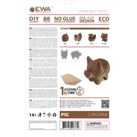 3Д-пазл Eco-Wood-Art Свинка - копилка