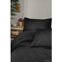 Евро комплект постельного белья Arya Natural Stone Washed 8680943228192 (черный)