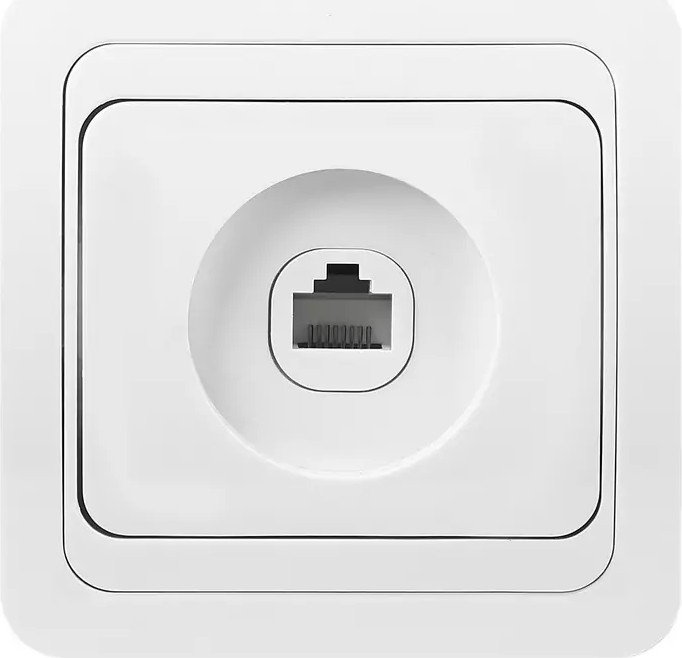 Розетка компьютерная SmartBuy SBE-02w-S1-RJ