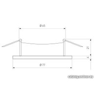 Точечный светильник Elektrostandard 110 MR16 (серебристый)