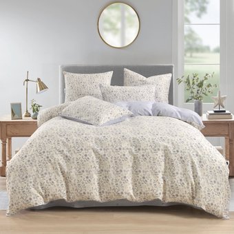 Евро комплект постельного белья Sofi De MarkO Дорофея Евро 4н Евро-5707 (лиловый)