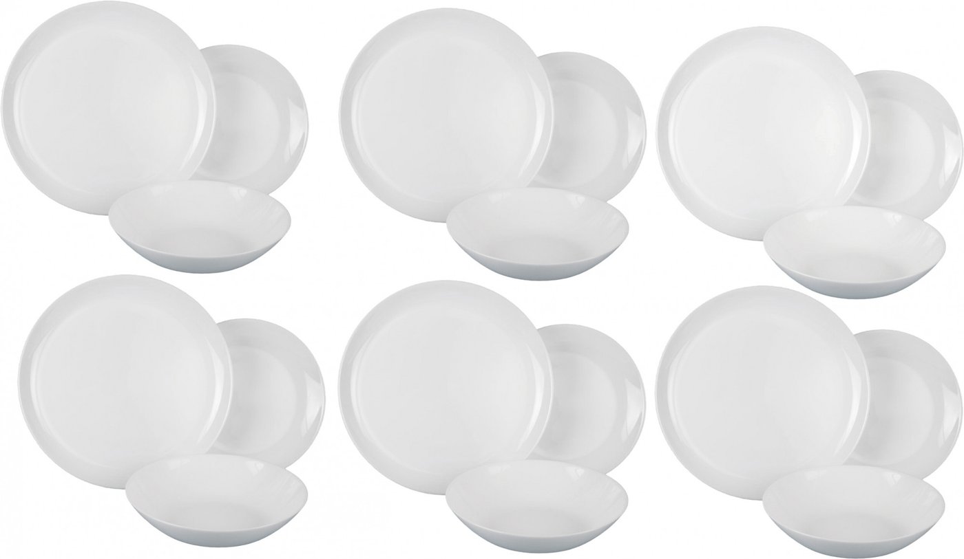 Столовый сервиз Luminarc Diwali White V6724 (18пр)