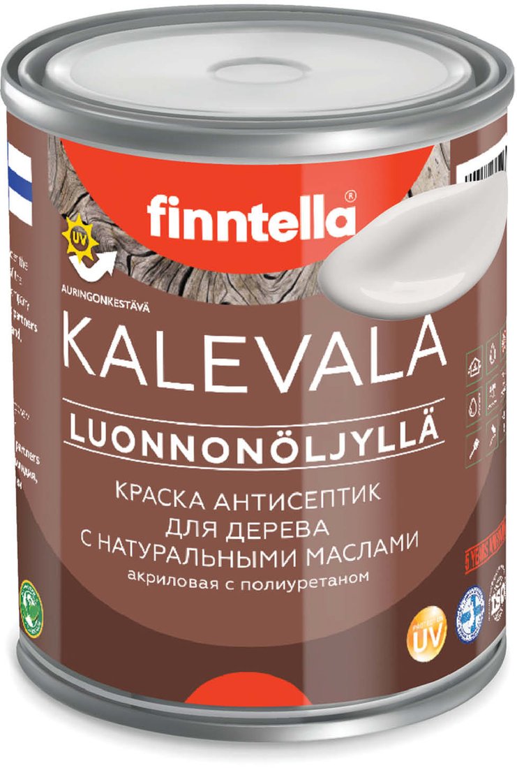 

Краска Finntella Kalevala Hoyrya F-13-1-1-FL111 0.9 л (серый)