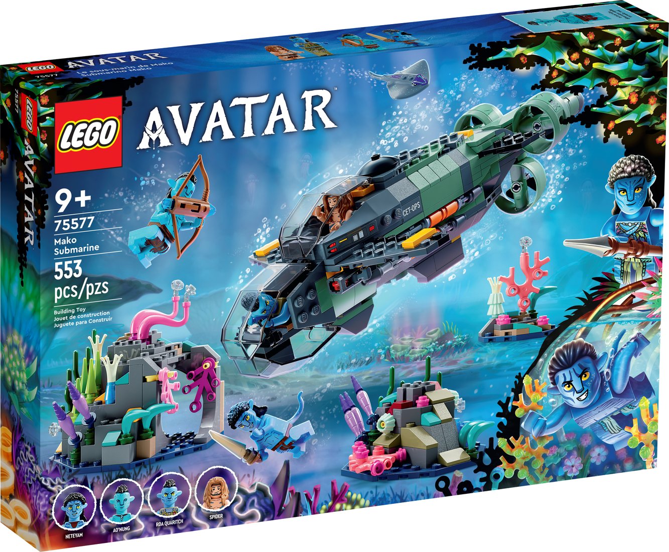 

Конструктор LEGO Avatar 75577 Субмарина Мако