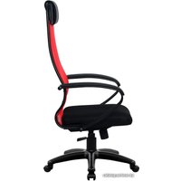 Офисное кресло Metta SU-1-BP Комплект 11, Pl тр/сечен (резиновые ролики, красный)