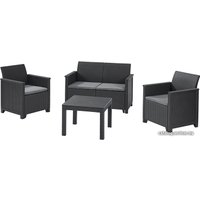 Набор садовой мебели Keter Elodie 2 Seater 253948 (графит)