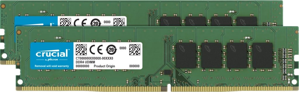 

Оперативная память Crucial 16GB DDR4 PC4-21300 CT2K8G4DFRA266
