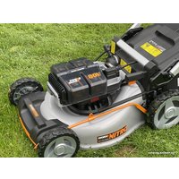 Газонокосилка Worx WG761E (с 4-мя АКБ)